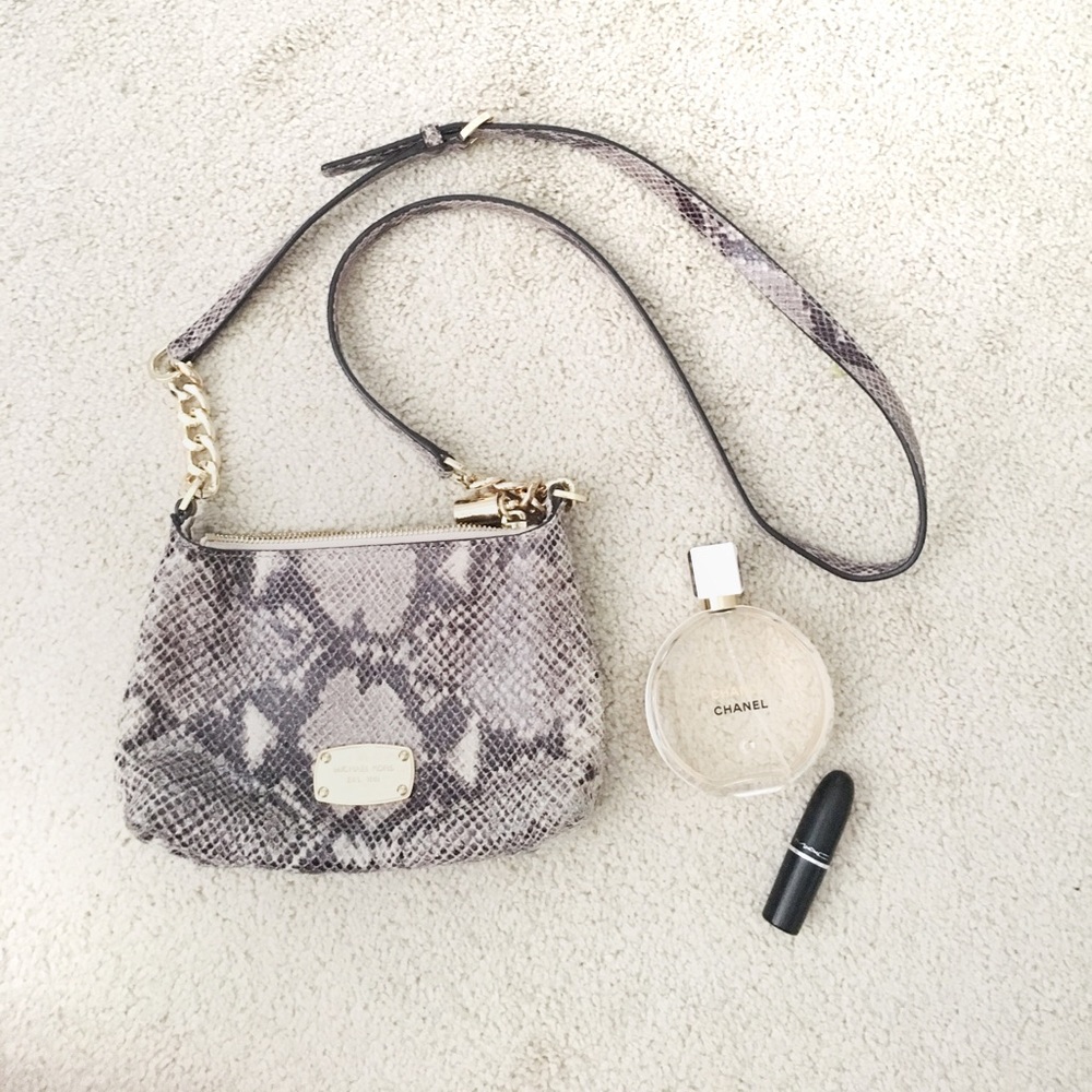 Michael Kors Snakeskin Print Crossbody